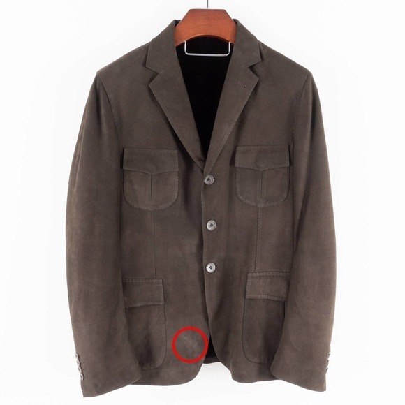 Rare Handmade Loro Piana Calfskin Mink Fur Jacket Men's 50 (Medium) - Picture 5 of 16